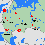 прогноз ср, 16.10. Россия