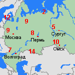 прогноз Вс, 20.10. Россия